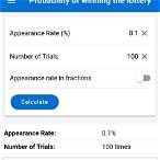 probability of lottery calculator